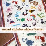 Crochet Animal Alphabet Afghan Blanket Free Pattern