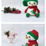 Christmas Snowman Free Crochet Pattern