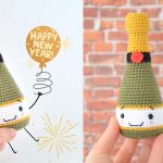 Crochet Champagne Bottle Amigurumi Free Pattern