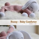 Bunny – Baby Comforter Lovey Crochet Free Pattern