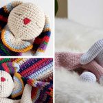 Bunny – Baby Comforter Lovey Crochet Free Pattern