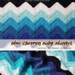 Blue Chevron Baby Blanket Crochet Free Pattern