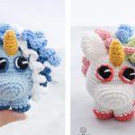 Crochet Chubby Unicorn Amigurumi Free Pattern