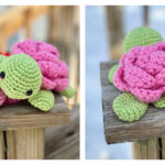 Amigurumi Rosy Turtle Crochet Free Pattern