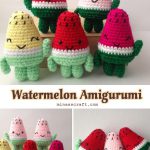 Watermelon Amigurumi Crochet Free Pattern