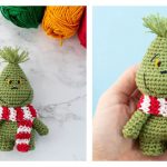 Mini Grinch Amigurumi Christmas Ornament Free Crochet Pattern