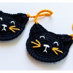 Black Cat Garland Free Crochet Pattern