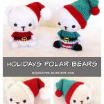 Holidays Polar Bears Free Crochet Pattern