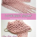 Love Knot Scarf Free Crochet Pattern