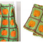 Pumpkin Patch Blanket Free Crochet Pattern and Video Tutorial