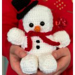Christmas Snowman Amigurumi Free Crochet Pattern