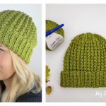Fancy Rib Hat Free Crochet Pattern