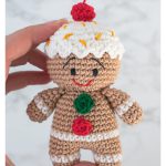 Gingerbread Man Amigurumi Free Crochet Pattern