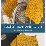 Honeycomb Dishcloth Free Crochet Pattern