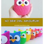 No Sew Owl Amigurumi Free Crochet Pattern