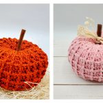 Waffle Pumpkin Free Crochet Pattern and Video Tutorial
