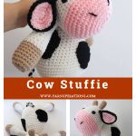 Cow Stuffie Free Crochet Pattern
