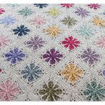 Field of Flowers Blanket Free Crochet Pattern
