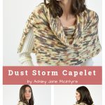 Dust Storm Capelet Free Crochet Pattern