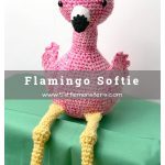 Flamingo Softie Free Crochet Pattern