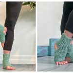 Asana Yoga Socks Free Crochet Pattern and Video Tutorial