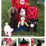 Barnyard Toy Bag Free Crochet Pattern