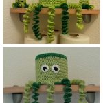 Toilet Roll Octopus Free Crochet Pattern