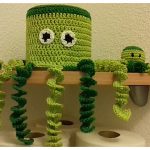 Toilet Roll Octopus Free Crochet Pattern