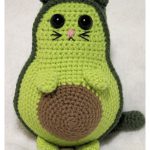 Amigurumi Avocado Cat AvoCATo Free Crochet Pattern
