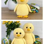 Easter Chick Piv Free Crochet Pattern