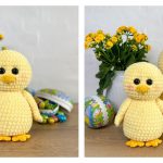Easter Chick Piv Free Crochet Pattern
