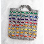 Rainbow Reversible Tote Bag Free Crochet Pattern