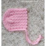Sprig Baby Bonnet Free Crochet Pattern