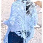 Spring Triangle Shawl Free Crochet Pattern