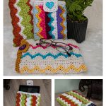 Zig Zag Book Sleeves Free Crochet Pattern