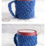 Ice Cream Cozy with Spoon Holder Free Crochet Pattern