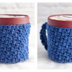 Ice Cream Cozy with Spoon Holder Free Crochet Pattern