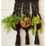 Hanging Plant Trio Free Crochet Pattern and Video Tutorial
