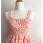 Strawberry Cream Peplum Tank Free Crochet Pattern and Video Tutorial