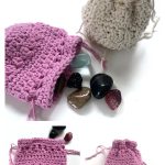 Drawstring Bag Free Crochet Pattern