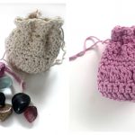 Drawstring Bag Free Crochet Pattern
