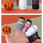 Halloween Finger Puppets Free Crochet Pattern