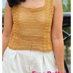 Lacy Tank Top Free Crochet Pattern