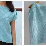 Solid Square Crochet Top Free Crochet Pattern