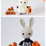 Boo Bunny Amigurumi Free Crochet Pattern