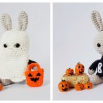 Boo Bunny Amigurumi Free Crochet Pattern