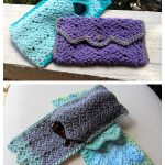Chevron Glasses Case Free Crochet Pattern