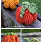 Textured Pumpkin Pouch Free Crochet Pattern
