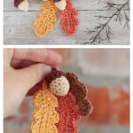 Acorns and Oak Leaves Free Crochet Pattern