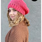 Beret Style Beanie Hat Free Crochet Pattern
